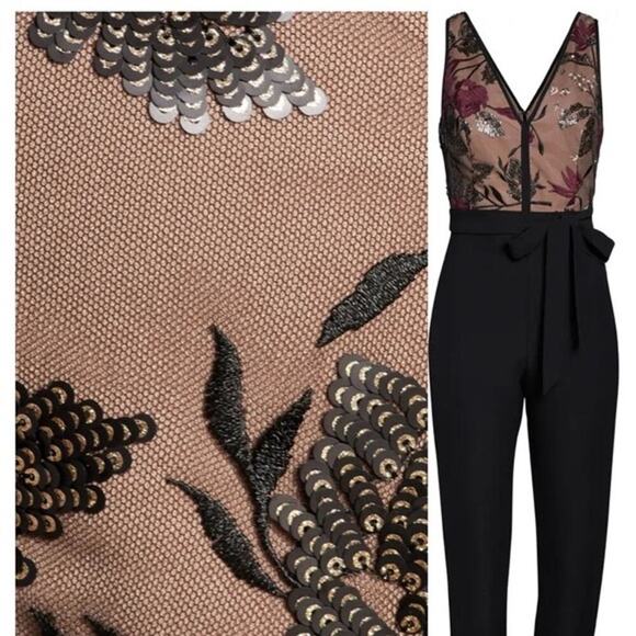 Floral Embroidered Jumpsuit HARLYN size medium - Picture 10 of 10